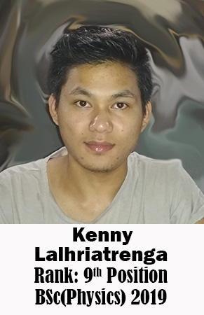 Kenny Lalhriatrenga, 9th Rank, Physics, 2019