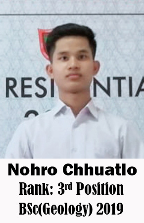 Nohro Chhuatlo, 3rd Rank, Geology, 2019